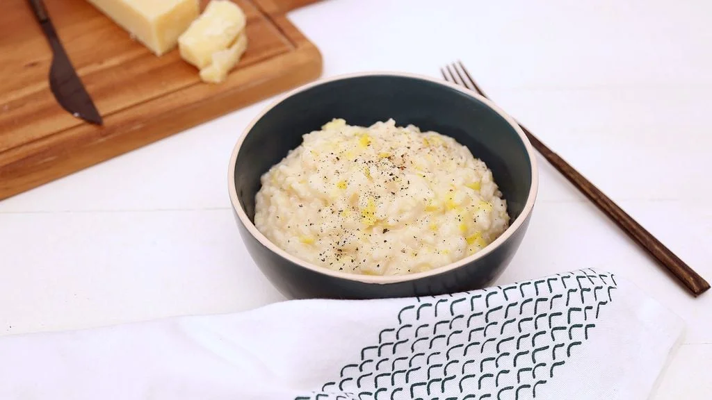 risotto aux poireaux