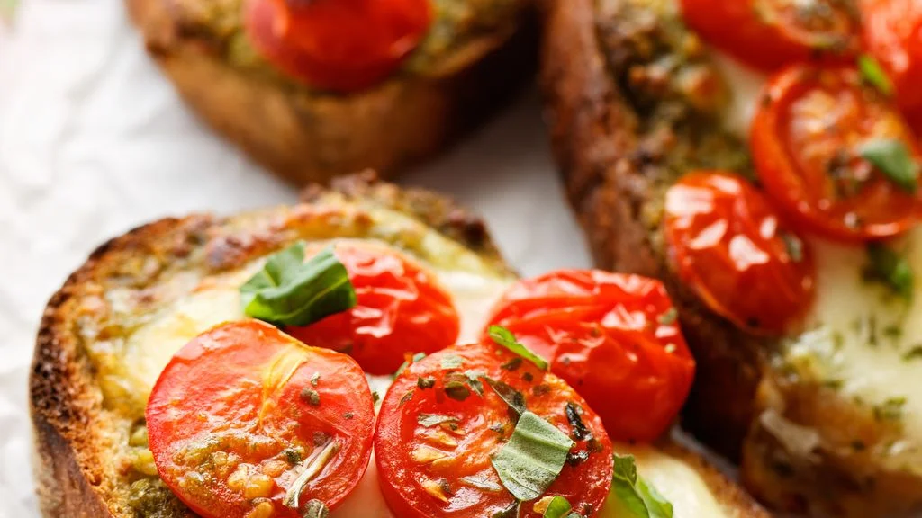 Bruschetta à la mozzarella