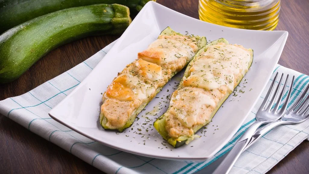 Courgettes au chèvre et aux épices