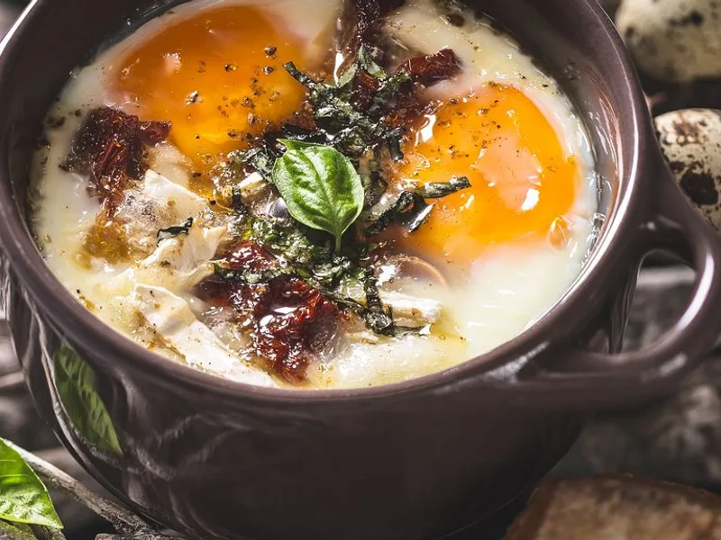 Oeuf cocotte chorizo